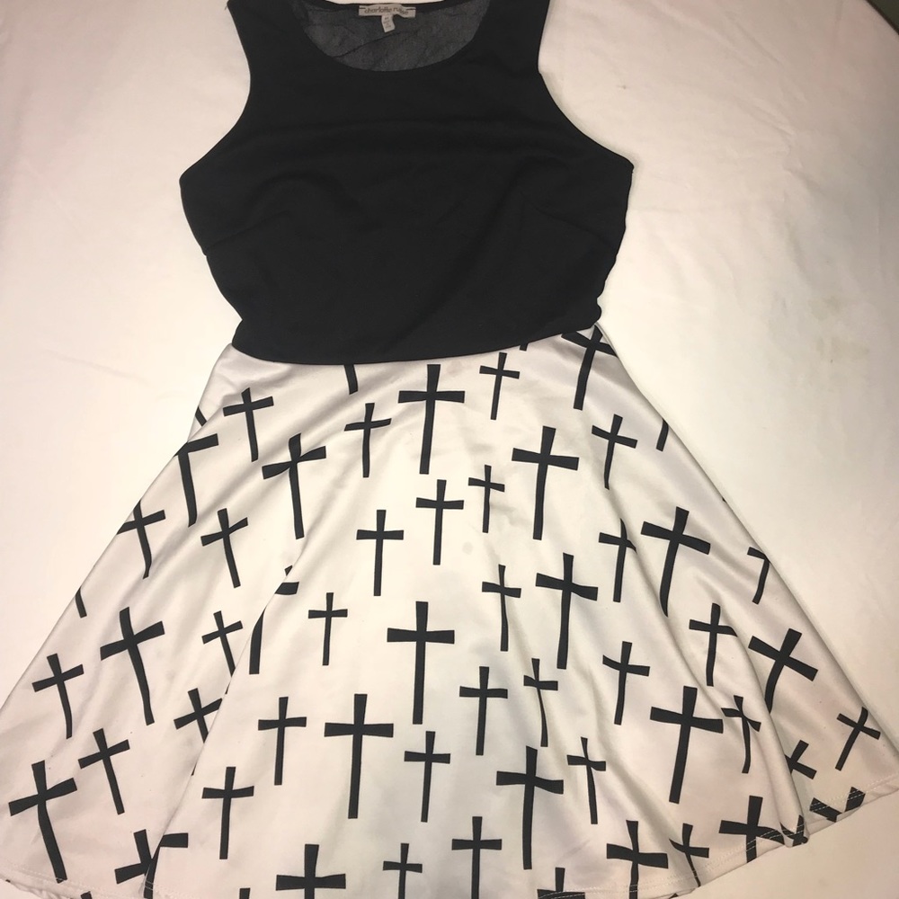 Black and white